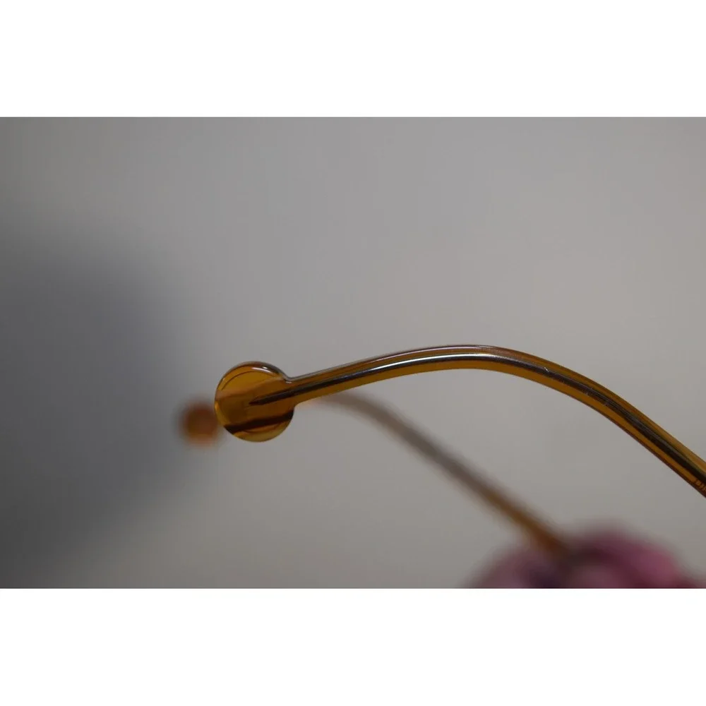 L.A. Eyeworks Hickory 937 0119 Cat Eye Eyeglasses Abyssinian Acetate Japan Wood